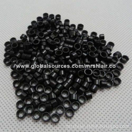 4.5mm 3.0mm Scrow micro ring black brown blonde color for I tip hair extensions tools